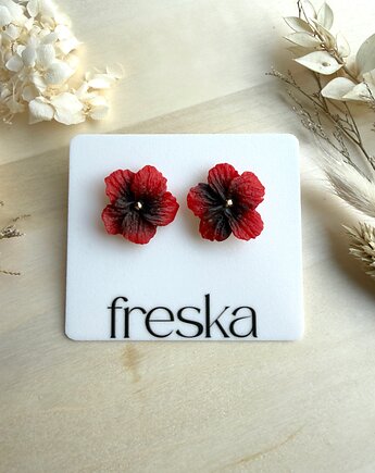 Kolczyki Maki Flamenco, freska