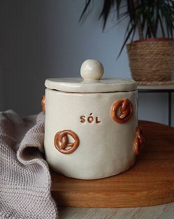 Pojemnik na sól w precelki, Ceramic Reve