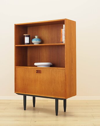 Regał tekowy, duński design, lata 70, produkcja: Dania, Przetwory design