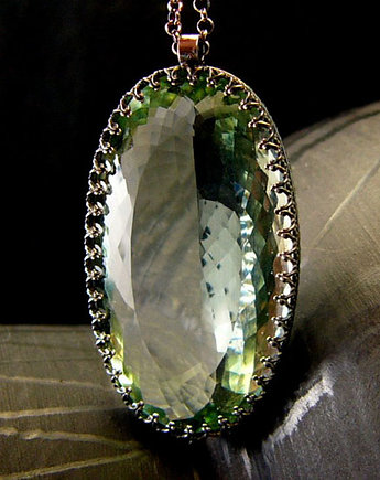 Naszyjnik Soft Mint - Zielony Ametyst Prasiolit