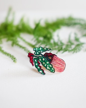 Przypinka begonia Maculata, Pintura