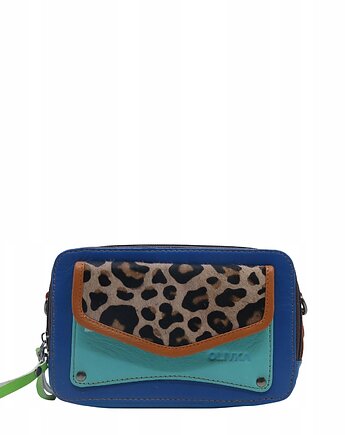 Torebka listonoszka zero waste skórzana przepiękna oryginalna OLIVKA, Olivka Warsaw