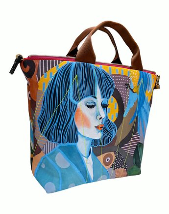 Art MIMA bag SHORT & Marcina Painty print, MIMAbags