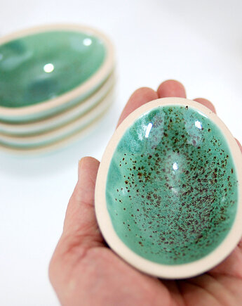 Ceramiczna miseczka na jajka, sosy, przyprawy, 10FingersArt