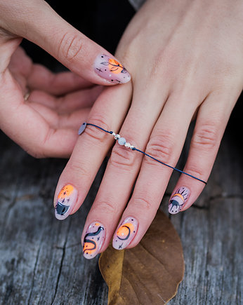Delikatna Bransoletka Taste z Agatem i Srebrnym Hematytem, w hand works