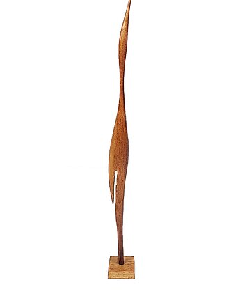 Drewniana figurka żurawia z lat 70., Think Modern