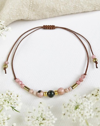 Bransoletka Cloe z rodonitami, Gleeme Jewellery