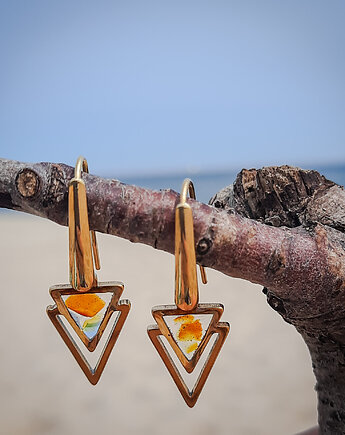 Kolczyki z bursztynem, Figa handmade accessories