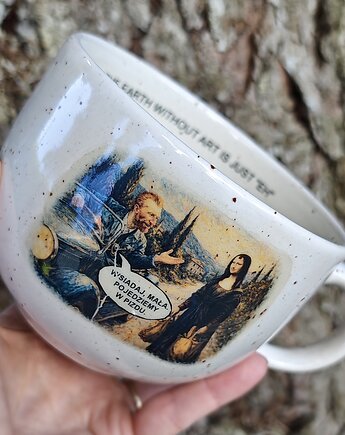 POJEDZIEMY W..., kubek 600 ml, MONIfaktura