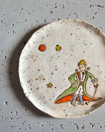 Talerzyk ceramiczny inspirowany Małym Księciem, Ewa Duszka