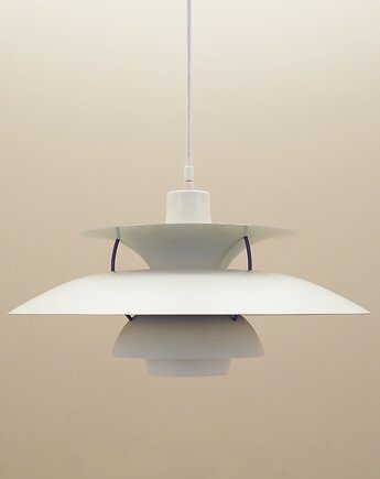 Lampa wisząca PH5, duński design, lata 70, producent: Louis Poulsen, Przetwory design