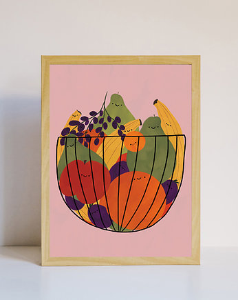 Plakat owoce, MUKI design