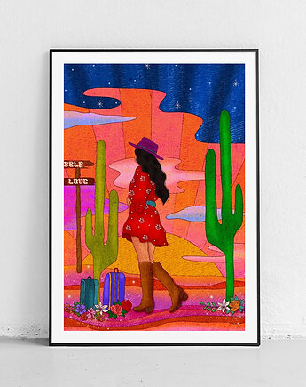 Plakat Podróż do miłości własnej, Harvest Maison