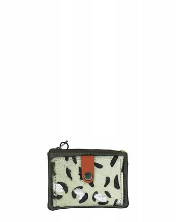 Portfel portfelik mały skórzany miejsce na bilon karty eko OLIVKA, Olivka Warsaw