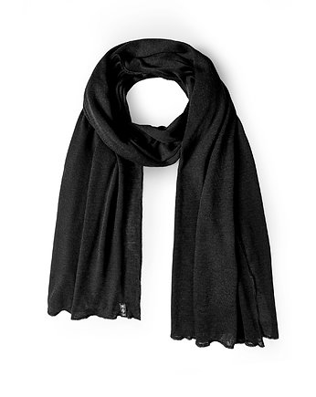 clear scarf / black cashmere, EWE EME