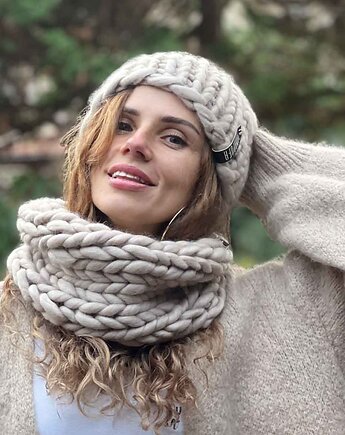 Komin 100% merino, PANAPUFA