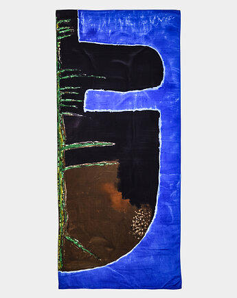 Szal jedwabny malowany 'Hania Masojada_HEM/RM/03', Hania E. Masojada