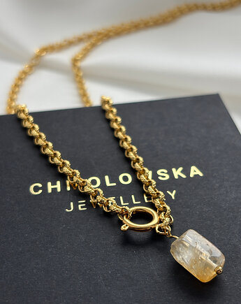 Naszyjnik łańcuszek Cytryn, Chmolowska Jewellery