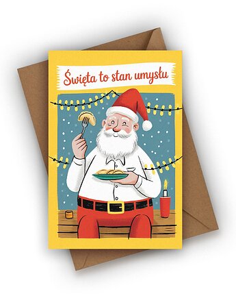 Kartka świąteczna- Święta to stan umysłu, Czarna Owca Karteczki