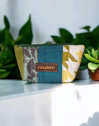 Patchworkowa kosmetyczka MINI, raspberi