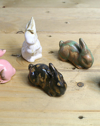 Mini króliczki ceramiczne  - ceramika art, Studio Mini Forma