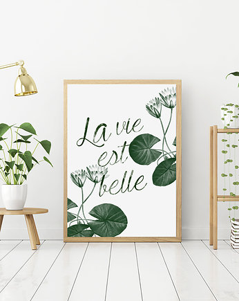 Plakat La vie est belle  A3, OSOBY - Prezent dla dwulatka