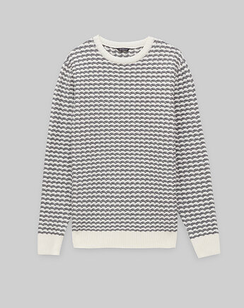 Sweter vimercate szary, BORGIO