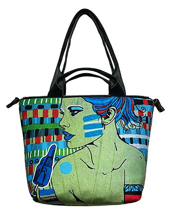 Art MIMA bag SHORT & Marcina Painty print, MIMAbags