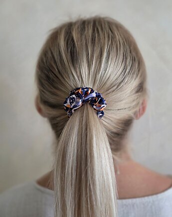 Gumka jedwabna, scrunchie, frotka wild spots MINI, Capillum