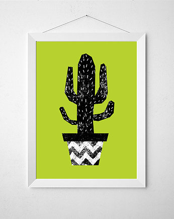 Kaktus II| plakat | ilustracja | A4, wejustlikeprints