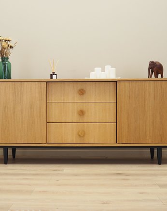 Sideboard dębowy, duński design, lata 90, produkcja: Dania, Przetwory design