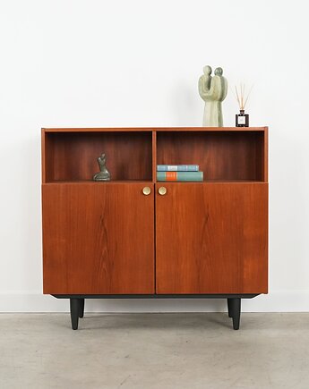 Szafka tekowa, duński design, lata 70, produkcja: Dania, Przetwory design