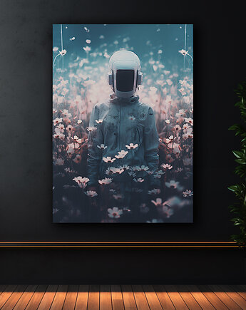 Sztuczna natura - Plakat - Druk - Abstrakcja, Surrealizm, Loft #2, Black Sapphire Art