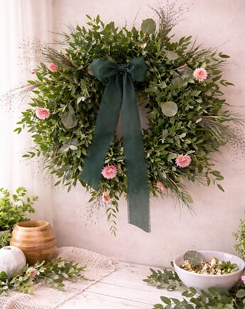 Wianek zieleń i suszki wiosna, Łąka