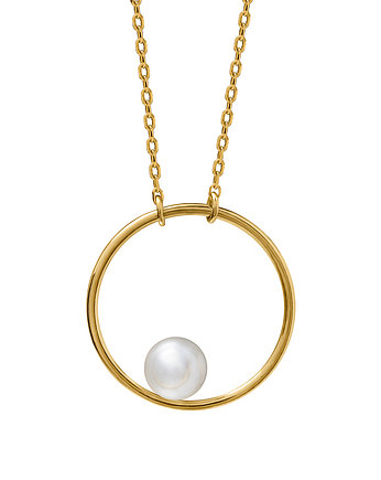 Wisiorek/złocony/perła, Daria Siwiak Jewellery
