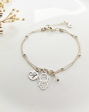 PERSONALIZOWANA bransoletka komunia Chrzest