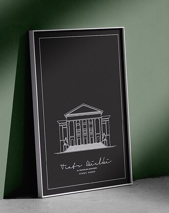Plakat Architektura - Poznań - Teatr Wielki, Peszkowski Graphic