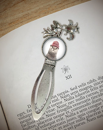 Zakładka do książki - Wydra - lilia