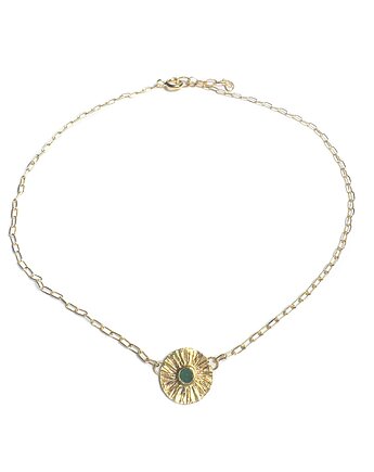 Naszyjnik z awenturynem i motywem słońca, Bijoux by Marzena Bylicka