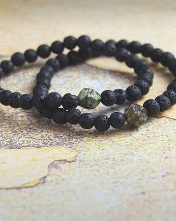 KOMPLET dla PARY - turkus afrykański