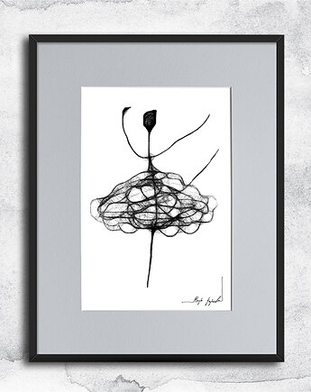 Autorska grafika z ramą - nr 88, Maja Gajewska