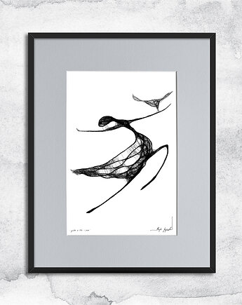 Grafika z ramą - nr 137, Maja Gajewska