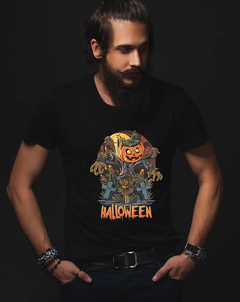 Koszulka organiczna z nadrukiem Scarecrow, ART ORGANIC