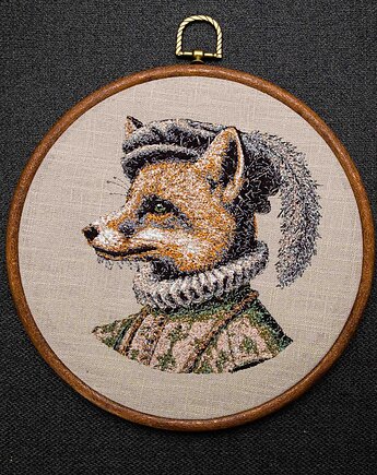 Sir Foxley,  haft w oprawie 20 cm, Plasun