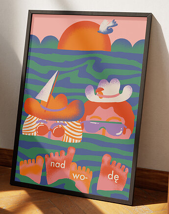 Plakat "Nad Wodę", Szpeje