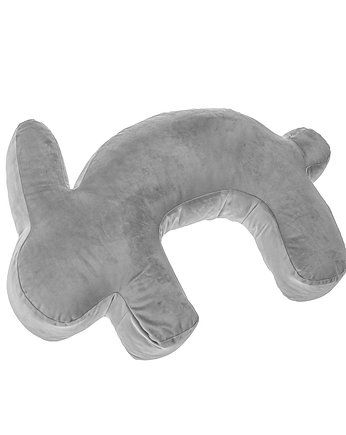 Poduszka Velvet Bunny gray, Yellow Tipi