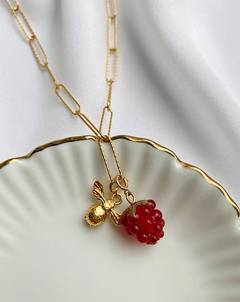 Naszyjnik Malina i trzmiel, MaLa Jewellery