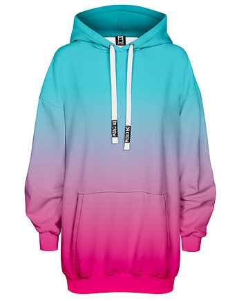 Bluza Oversize Tunika DR.CROW Ombre Mint Pink, DrCrow
