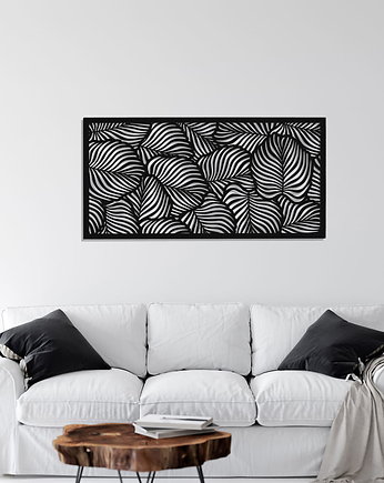DEKORACYJNY PANEL AŻUROWY, LIŚCIE, DEKORACJA ŚCIENNA  3D, ORNAMENT 60 x 120 c, ORNAMENTI