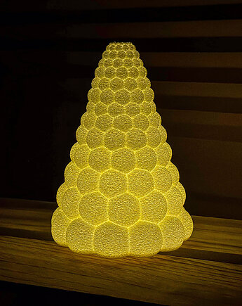 Choinka bąbelkowa - świecąca ozdoba, Boże narodzenie, Święta, tworedears